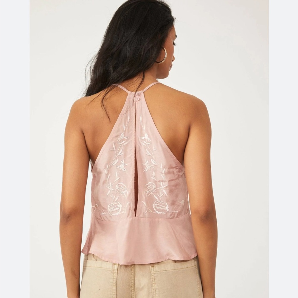 NWT Free People cherry embroidered top XS - Picture 6 of 14